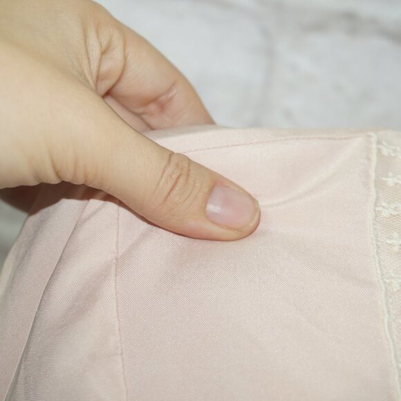 Vintage 80s Silk Lace Top - Picture 3 of 8